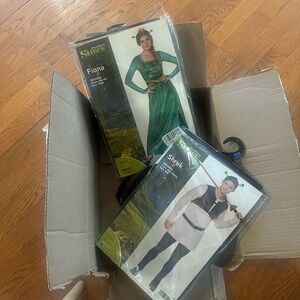 Shrek and Fiona Costume Set